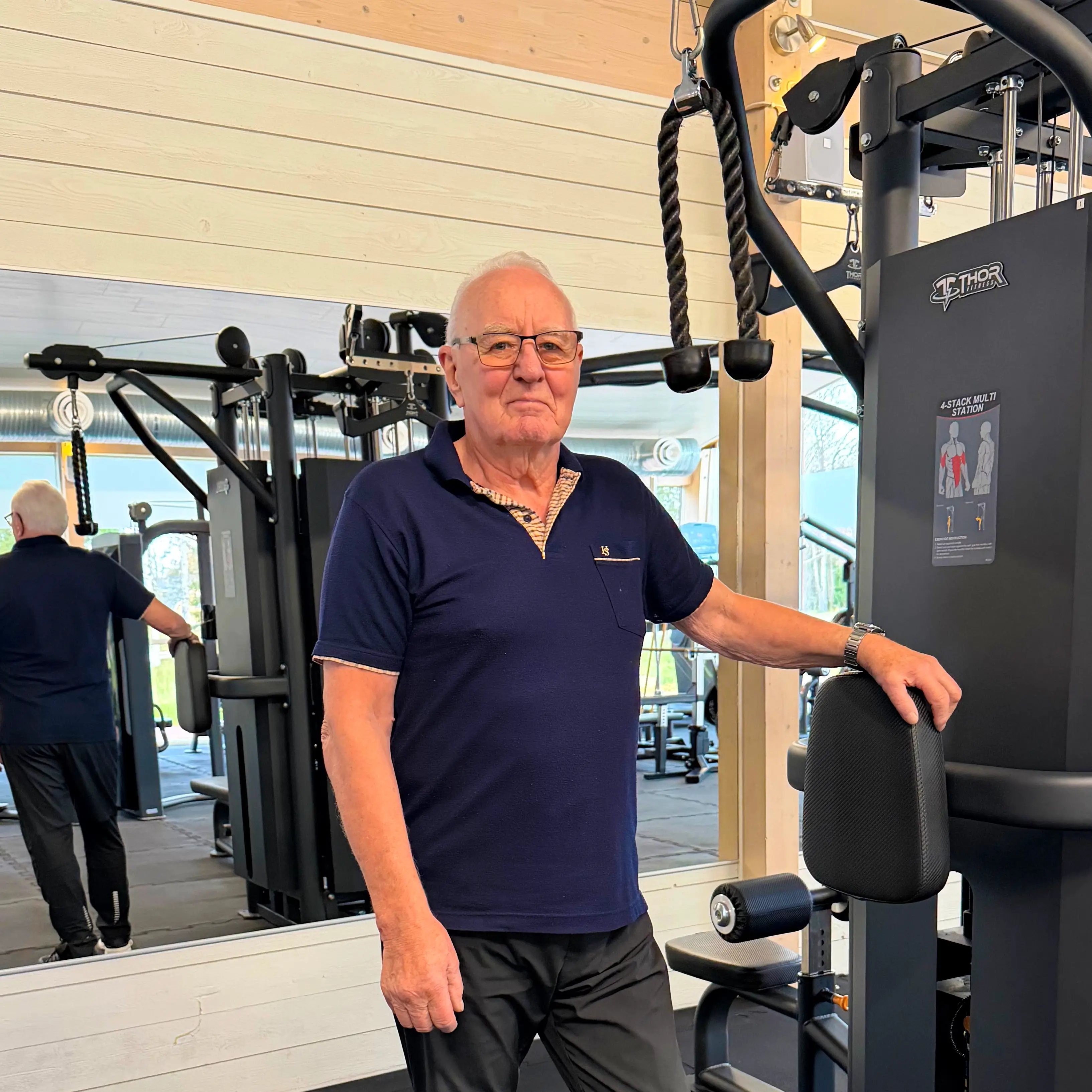 Per-Anders, 82 år, tog hjälp av PT för att börja träna efter sjukdom